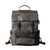 Men Backpacks Retro Canvas Backpack Multifunction Neutral Leather School Bags For Teenager Portable Wearproof Travel Bag