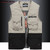 Men Casual Multi Pocket Sleeveless Vest Trekking Mountaineering Waterproof Jackets Outdoor Camping Fishing Vest Military Coat