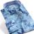 100% Cotton Floral leisure Men Shirts long sleeve Slim fit Square collar Casual soft  male holidays shirts