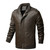 Men Leather Jacket Winter Thicken Warm Fur Collar Leather Coat Men Jacket Spring New High Quality Windproof Windbreaker Men