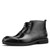 Solid Winter Black Mens Boots Shoes Work Boots Add Velvet Designer Shoes Men Genuine Leather Original