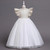 Ruffle Sleeve Children Evening Dresses Embroidery Flower Girls Prom Dress White Long Kids Ceremonial Party