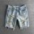 Men Broken Hole Hip Hop Denim Shorts New Summer Streetwear Ripped Jeans Shorts Casual Short Pants Trousers