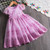 Summer Girls Lace Embroidery Dress Tutu Birthday Kids Dresses for Girl Princess Party Gown Children Clothing Girls Costume