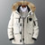 -30 Degree Down Parkas Men Winter Thick Warm Jacket Casual Fur Collar Hooded White Duck Down Jacket Male Windbreaker Overcoat