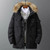 -30 Degree Down Parkas Men Winter Thick Warm Jacket Casual Fur Collar Hooded White Duck Down Jacket Male Windbreaker Overcoat