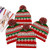 Christmas Hat Adult Kids Winter Knitted Crochet Beanie Santa Hat for Women Men Xmas New Year Hat