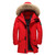 Winter New Big Fur Collar 90 White Duck Down Puffer Jacket Men Couples Mid-length Thick Warm Coat Male