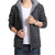 Autumn Winter Men Thick Sweatercoat Collar Zipper Sweater Coat Outerwear Winter Fleece Cashmere Liner -down Collar