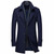 Men Scarf Collar Wool Coat Winter New Business Thick and Warm Male Overcoat Navy Coffee