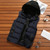 Men Vest Jacket Winter Waterproof Warm Sleeveless Men Jacket Hooded Casual Vest Men Autumn Thicken Waistcoat