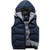 Sleeveless Jacket Men Thickening 100% Cotton Vest Hat Hooded Warm Vest Winter Waistcoat Men Casual Windbreaker