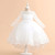 Long Sleeve Lace Princess Dress For Girl Birthday Party Tail Children Dresses Girl 3 To 9 Years With Pearls Applique