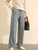 Women Pants 100% Pure Cashmere Knitted Wide Leg Pant Winter Warm Long Trousers Female Leggings