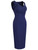 Nice-forever Summer Women Solid Color Sexy Deep V Elegant Dresses Cocktail Wedding Party Vintage Bodycon Sheath Dress