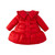 Children Solid Color Medium Length Winter Clothes Baby Girls Hooded Down Jacket Baby Warm Coat