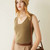 Women Sexy 100% Cashmere Vest Crop Tops O-Neck Tank Soft Warm Ladies Knit Camisole Bottoming