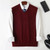 Autumn and winter young men business casual loose V-neck pullover sweater