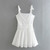 White lace dress women elegant casual sundress sexy elegant party dresses mini Summer dress ruffle embroidery