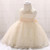 Cute Baby Girl One Year Birthday Dress 12M Infant Tulle Tutu Gown Newborn Kids Beaded Embroidery Christmas Carnival