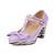 Women Mary Janes Pumps T-Strap Female Round Toe High Heels Sweet Bowtie Shoes Zebra Shoes Ladies Footwear