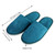 Thick Coral Fleece All-inclusive Slippers Winter Warm Slippers Solid Color Hotel Slippers Non-slip Indoor Home Men Shoes