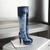 Autumn and winter shoes women knee-high bootswashed denim modern boots side zip high heel platform boots