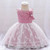 Baby Baptism1 Year Birthday Dress For Girls Princess Bow Lace Infant Christening Gown Toddler Summer Clothes Kids Party Dresses