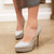 Spring High Heels Pumps Shoes Woman Luxury Sexy Leather Gold Silver Heels OL Party Office Wedding Shoes Ladies