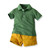 Summer Infant Boy Casual Clothes Set Short Sleeve Tshirt+Shorts 2PCS Suit Toddler Boy Gentleman Outfits Baby Sunsuit