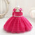 Baby Clothes for Girls Toddler Kids Wedding Princess Gown Girl 1st Birthday Dress Bow Tulle Bridesmaid Party Dresses