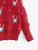 Christmas Elk Drop Shoulder Sweater Women Crew Neck Pullover Winter Festival Red Jumper Long Sleeve