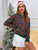 Crewneck Argyle Christmas Sweater Female Festival Knitted Pullover Basic Casual Long Sleeve Jumper