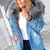 Winter Plush Warm Acetate Fiber Jacket Coat Women Casual Denim Jacket Slim Cozy Comfortable Warm Outerwear