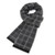 Luxury Winter Men Cashmere Scarf Black White Plaid Scarves Pashmina Shawl Casual Blanket Tassel Wraps Man Business Foulard