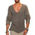 Men Casual Solid Sweater V-neck Loose Cotton Sweater Pullovers Men High Elasticity Fashion Slim Fit Male Pullover