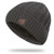 Men Winter Knit Beanie Scarf Brand Maple Leaf Thick Lining Plus Velvet casual hat Solid color Soft Cap Bonnet