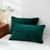 1/2pc Winter Green Pillowcase 48*74cm Crystal Velvet Flannel Fleece Pillow Cover Soft Warm Solid Grey Blue Pink Home Bedding