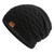 Mens hats Women hats Winter warm plush outdoor knitted hats Guapi hats Cotton hats Mens and Women universal black