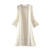 Women Chiffon Tunic Kimono Cardigan Lace Long Sleeve Ruffles Hollow Out Loose Ladies Cardigans