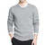 Spring mens pullover sweaters Simple style cotton O neck sweater jumpers Autumn Thin male knitwear Blue Gray Black