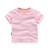 Baby Girl Summer Clothes Boy girl Tshirts Children Cotton T-shirt Short-sleeve Top Solid Color Kids T-shirt