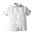 Summer Boys Short Sleeve Shirts Turn-down Collar Shirts For Boys White Blouses Kids Button Shirt