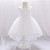 Infant Summber Baby White Baptism Dress For Girls 1st Year Birthday Party Dress Clothes Flower Baby Girl Wedding Dresses