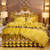 Velvet Duvet Cover Set Soft Warm Luxury Plush Shaggy Lace Bedding set  Quilted Bedspread Pillowcase