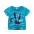 Summer Cartoon Animal Tee For Boys Girls Cotton Tops Short Sleeve Kids T Shirts Giraffe Lion Elephant Children T-shirt