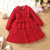 Baby Girls Dress Kids Red Dresses Toddler Infant Full Costume Spring Autumn Children Clothing Princess