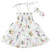 Baby Girls Dress Cute Flowers Infant Girls Clothes Floral Princess Cake Dress + Headband