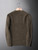 Keep Warm Male Sweater High Quality Round Collar Autumn Winter Imitation Wool Man Sweater Fashion Slim Fit Mens Sweaters