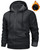 Big Pockets Fleece Lining Hoodies Mens Hooded Coats Full Zip Up Casual Hoodie Jackets Athlete Running Hiking Sportswear